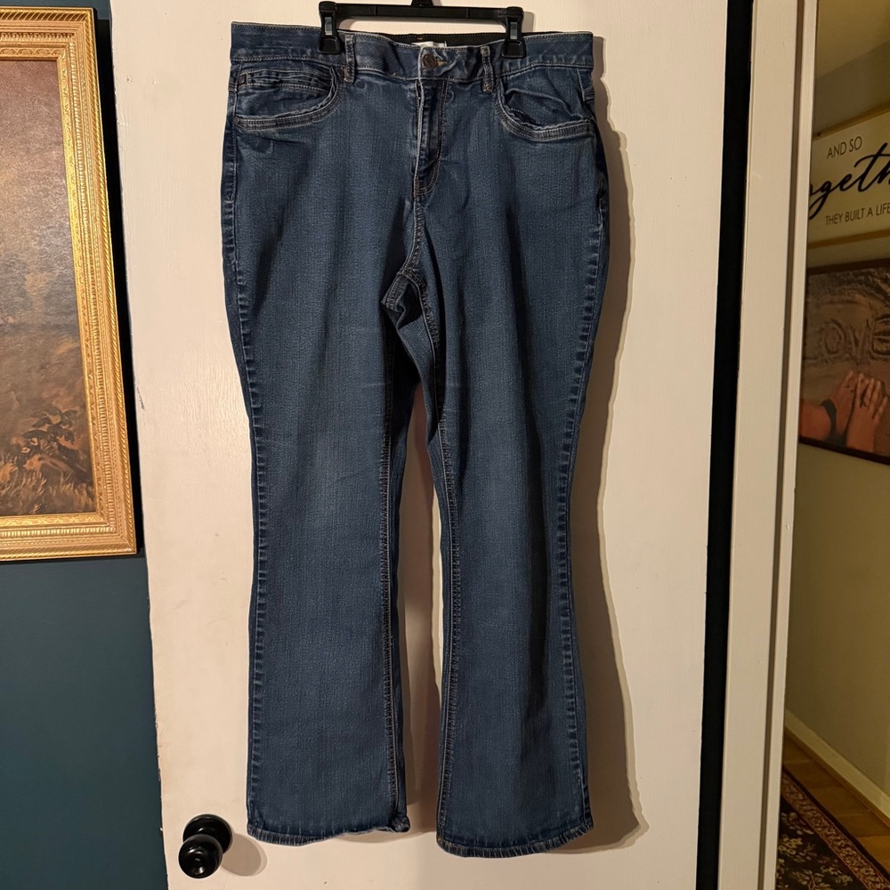 Stylish Blue Boot Cut Women's Jeans